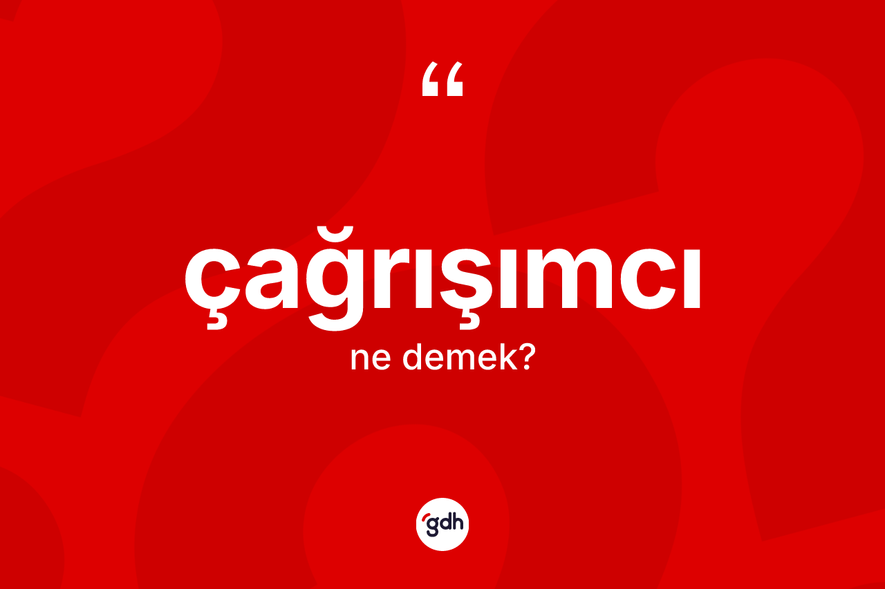 Çağrışımcı ne anlama gelir?
