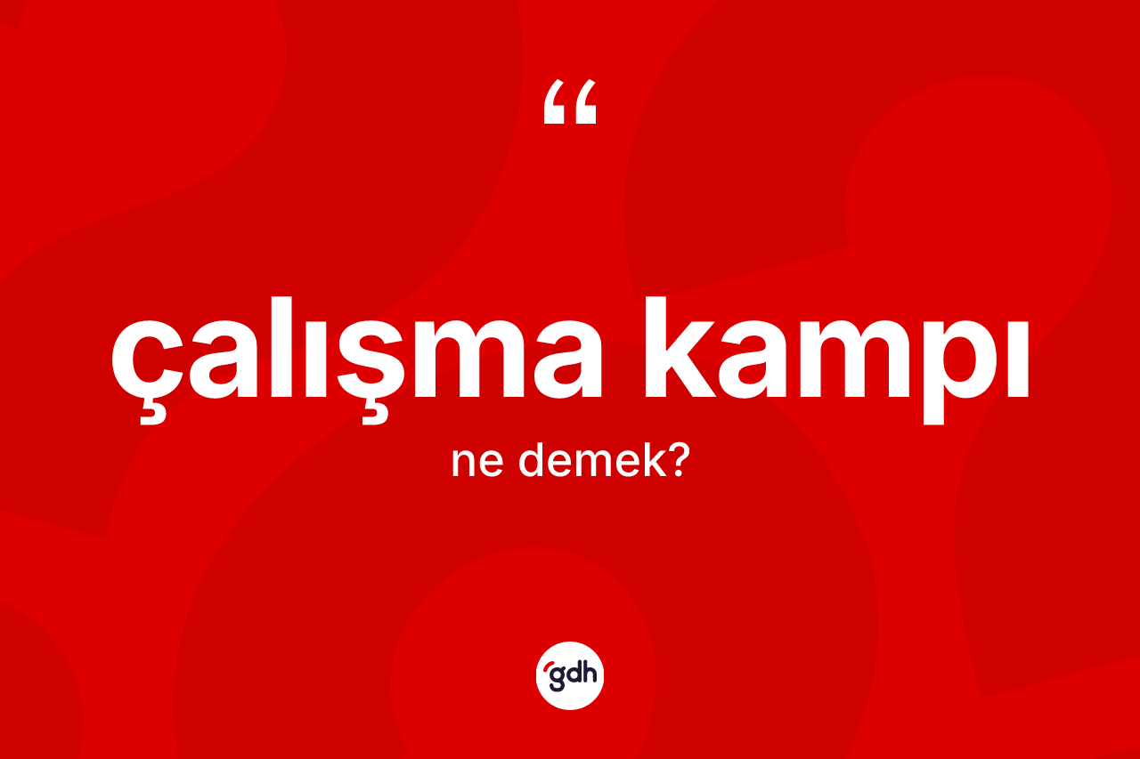 Çalışma kampı nedir?