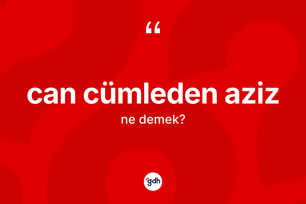 Can cümleden aziz ifadesi neyi anlatır? Can cümleden aziz ifadesinin özellikleri nelerdir?