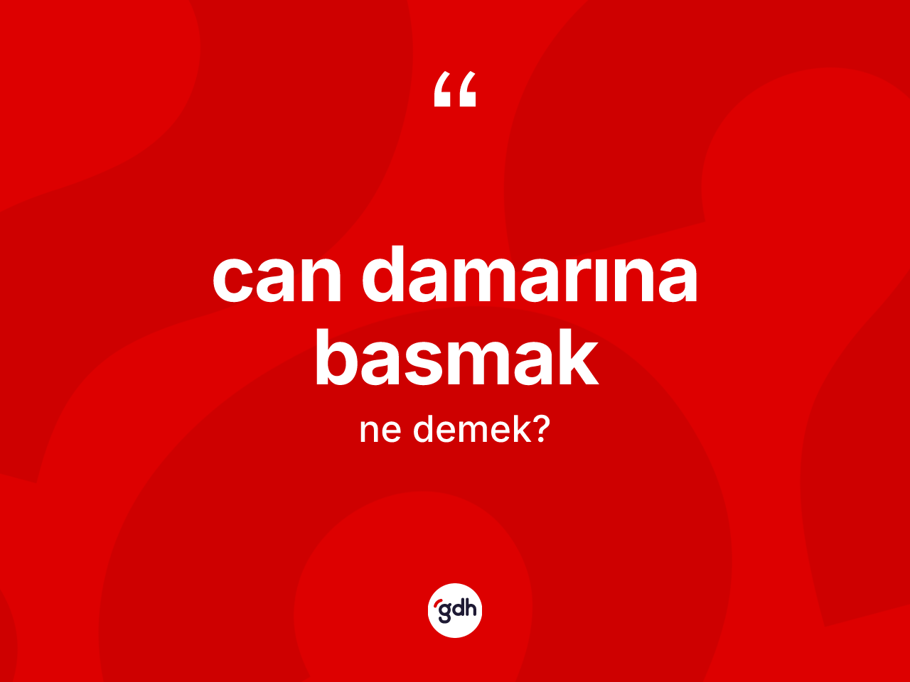 Can damarına basmak ifadesinin tanımı nedir? Can damarına basmak ifadesi hangi durumlarda kullanılır?