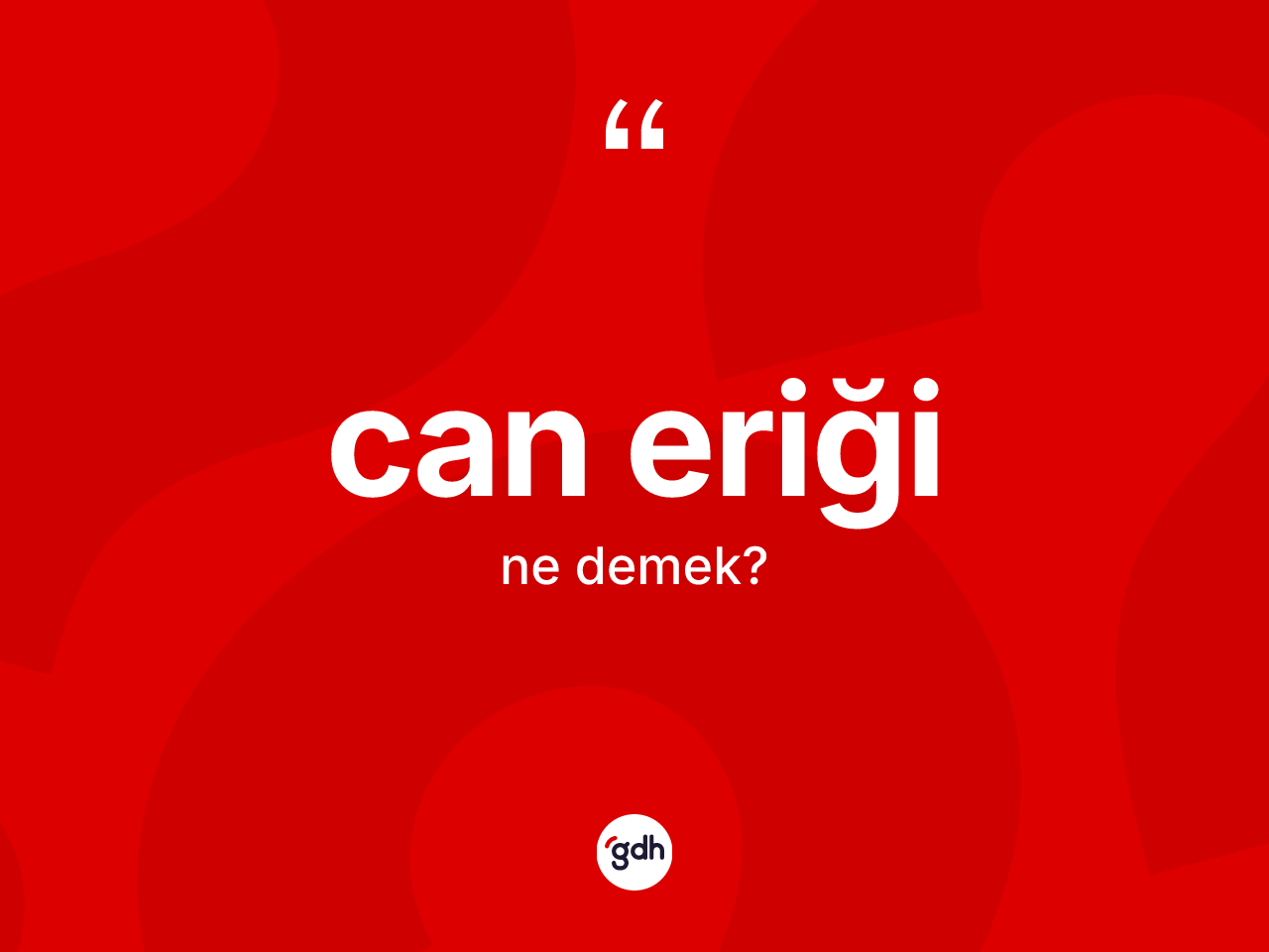 Can eriği kelimesinin tanımı nedir? Can eriği kelimesinin TDK anlamı nedir?