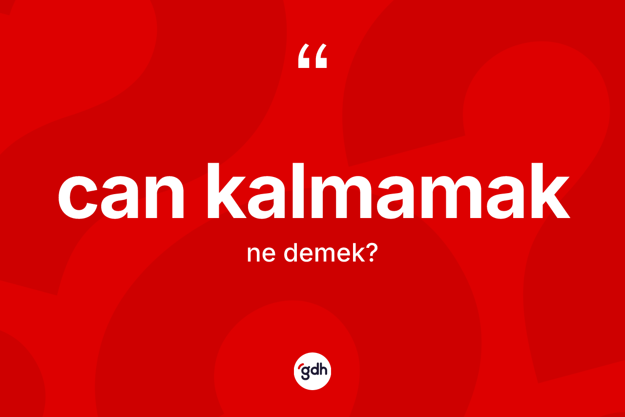 Can kalmamak sözü neyi anlatır? Can kalmamak ifadesi hangi durumlarda kullanılır