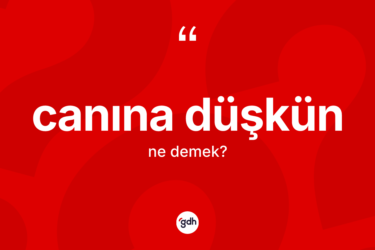 Canına düşkün kelimesi nedir?