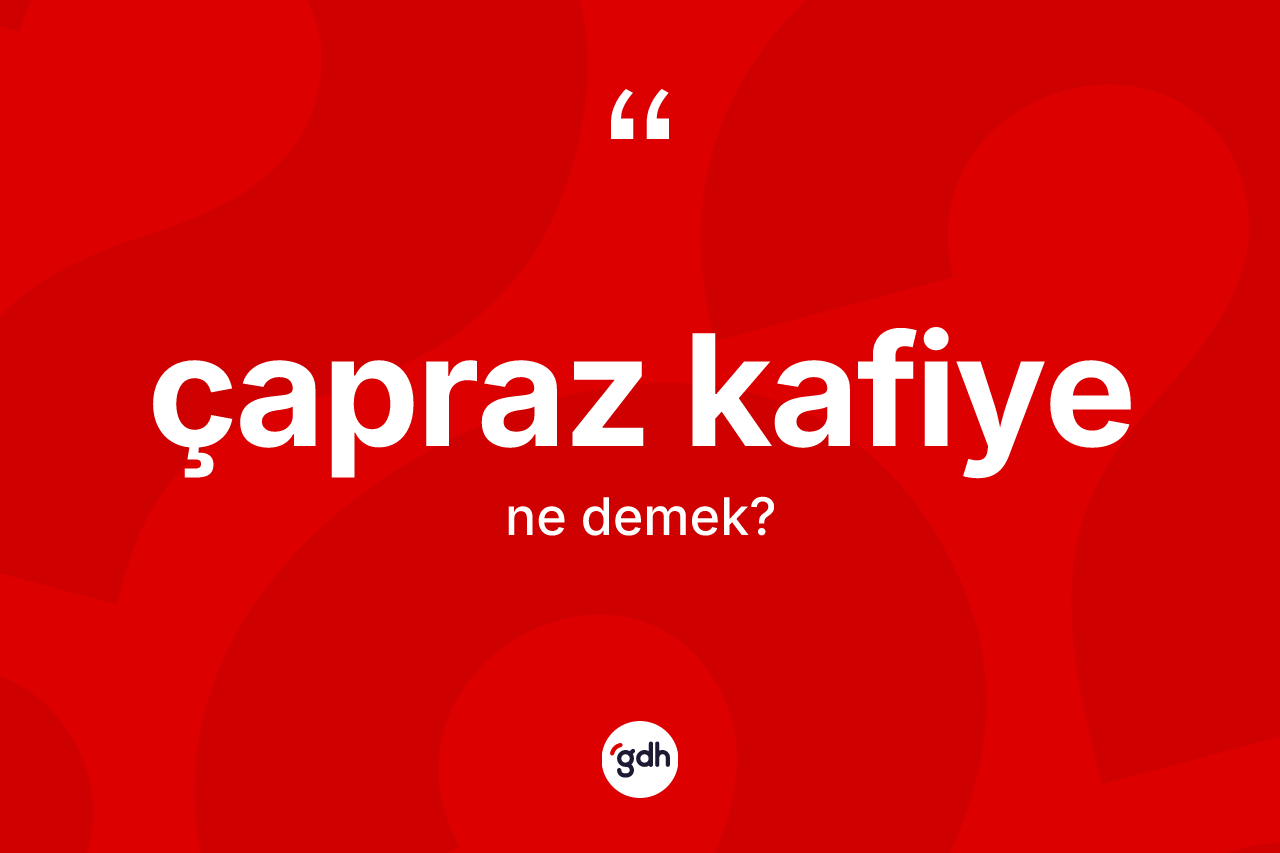 Çapraz kafiye nedir? Çapraz kafiyenin TDK'ya göre anlamı nedir?