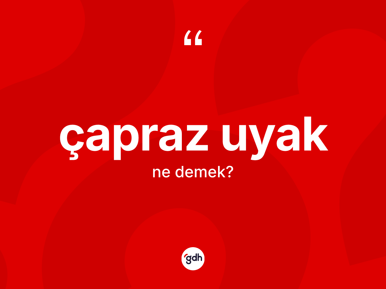 Çapraz uyak kelimesinin sözlükteki tanımı nedir? Çapraz uyak kelimesinin kaç farklı anlamı var?
