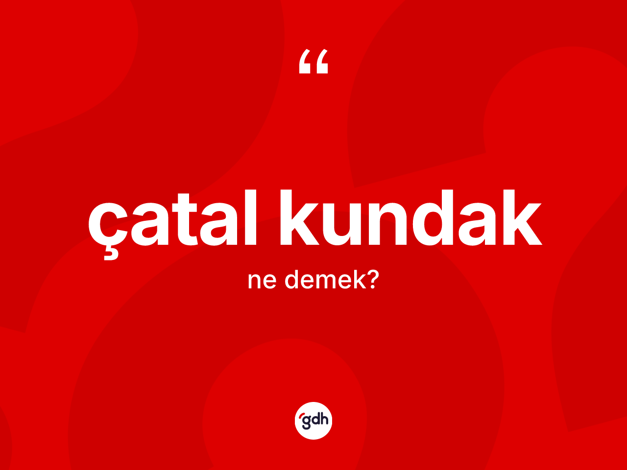 Çatal kundak kelimesi ne demek? Çatal kundağın TDK'ya göre anlamı nedir?