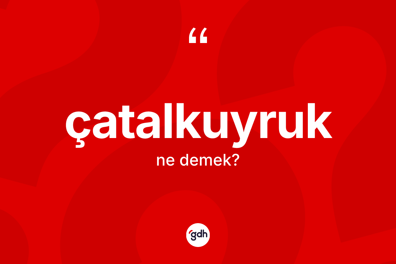 Çatalkuyruk ne anlama gelir?
