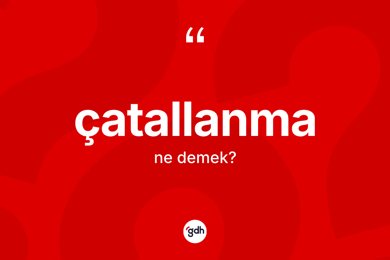 Çatallanma kelimesinin anlamı nedir? Çatallanmanın TDK'ya göre anlamı nedir?