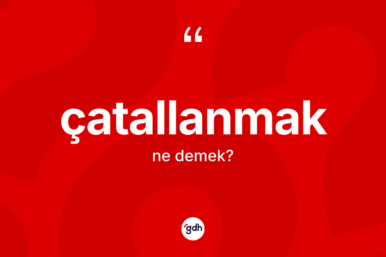 Çatallanmak kelimesinin anlamı nedir? Çatallanmak kelimesinin kaç farklı anlamı var?