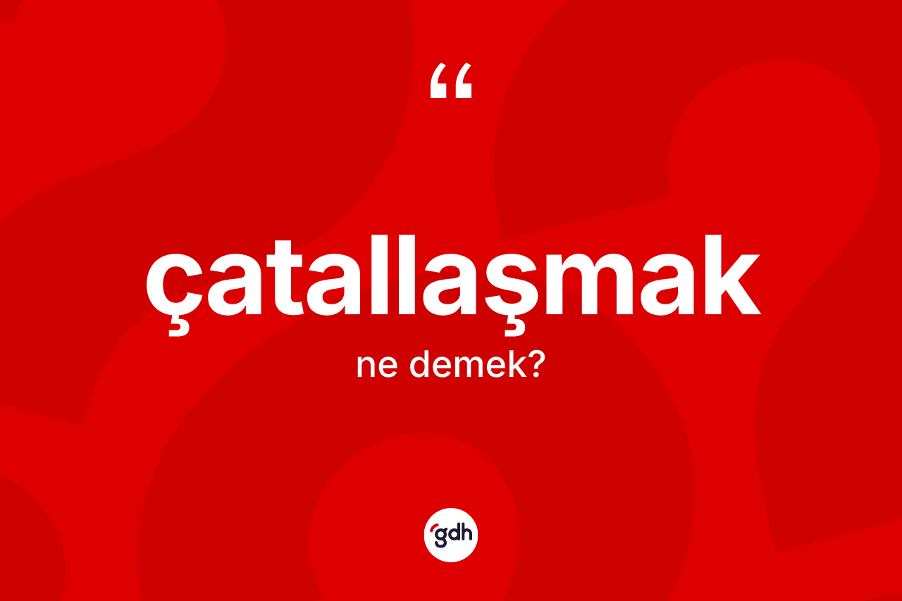 Çatallaşmak kelimesi ne demek? Çatallaşmağın kısaca tanımı nedir?