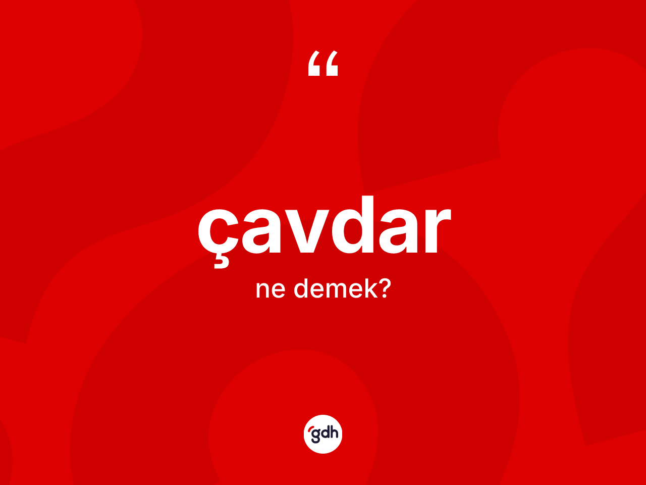 Çavdar kelimesi ne demek? Çavdarın TDK'ya göre anlamı nedir?