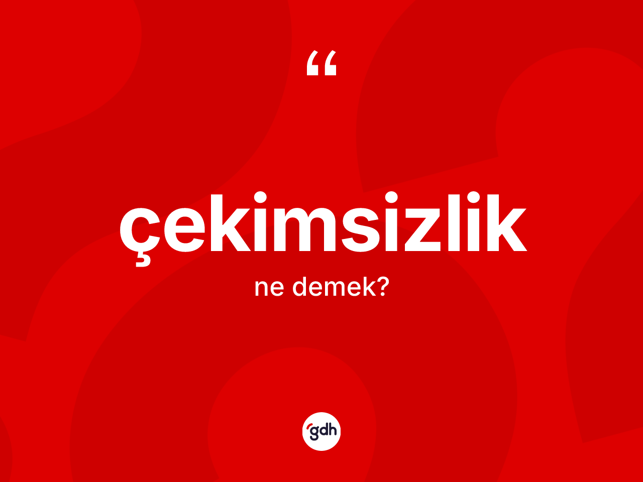 Çekimsizlik kelimesinin sözlükteki tanımı nedir? Çekimsizliğin sözlükteki anlamı nedir?
