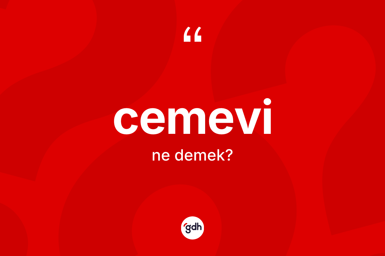 Cemevi kelimesi ne anlama gelir? Cemevinin TDK'ya göre anlamı nedir?