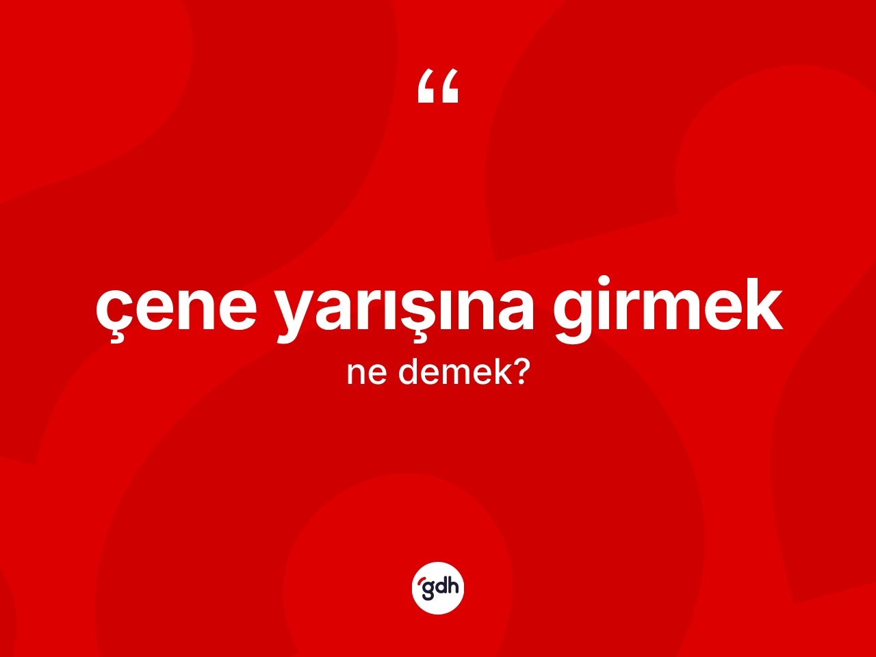 Çene yarışına girmek sözü ne demektir? Çene yarışına girmek ifadesi hangi durumlarda kullanılır