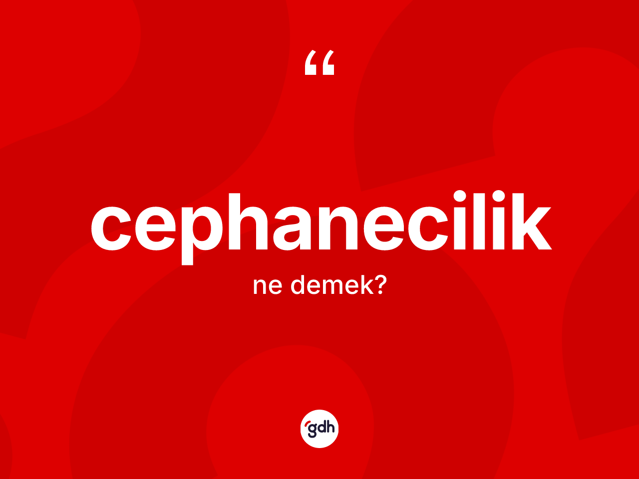 Cephanecilik kelimesinin sözlükteki tanımı nedir? Cephaneciliğin TDK'ya göre anlamı nedir?