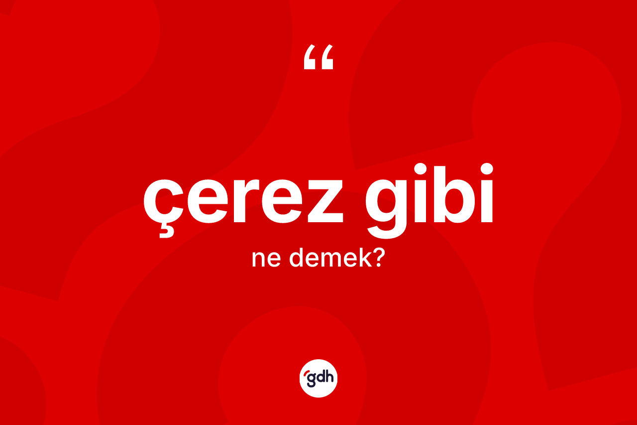 Çerez gibi ifadesinin kısaca tanımı nedir? Çerez gibi ifadesi nerede kullanılır?