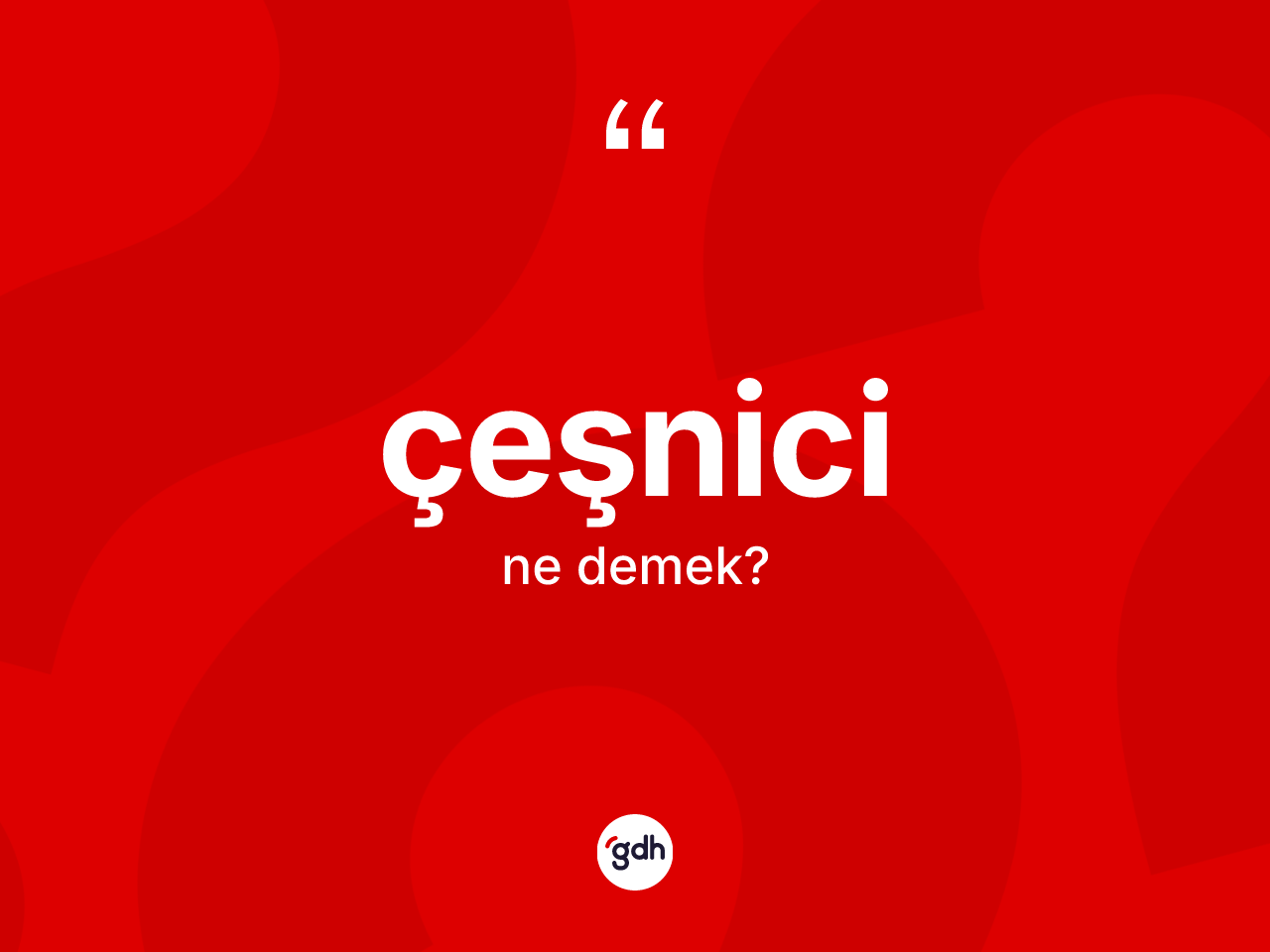Çeşnici kelimesinin tanımı nedir? Çeşnici kelimesinin TDK anlamı nedir?