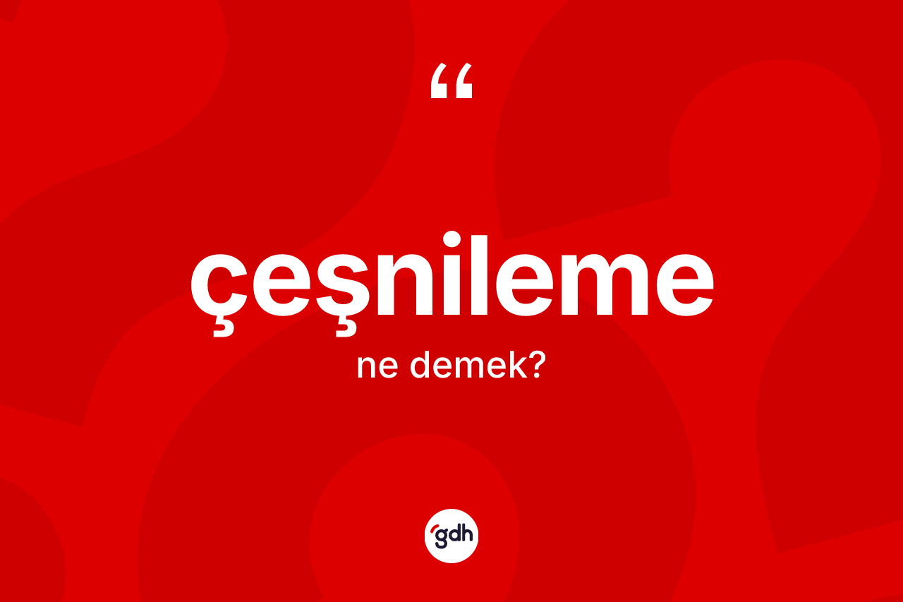 Çeşnileme kelimesinin sözlükteki tanımı nedir? Çeşnilemenin TDK'ya göre anlamı nedir?
