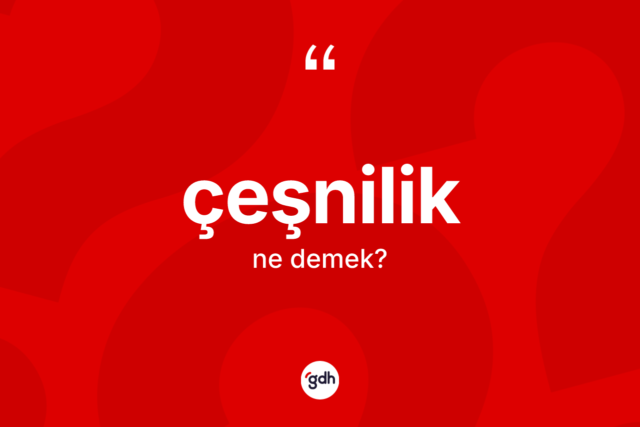 Çeşnilik kelimesi ne demek? Çeşniliğin sözlükteki anlamı nedir?