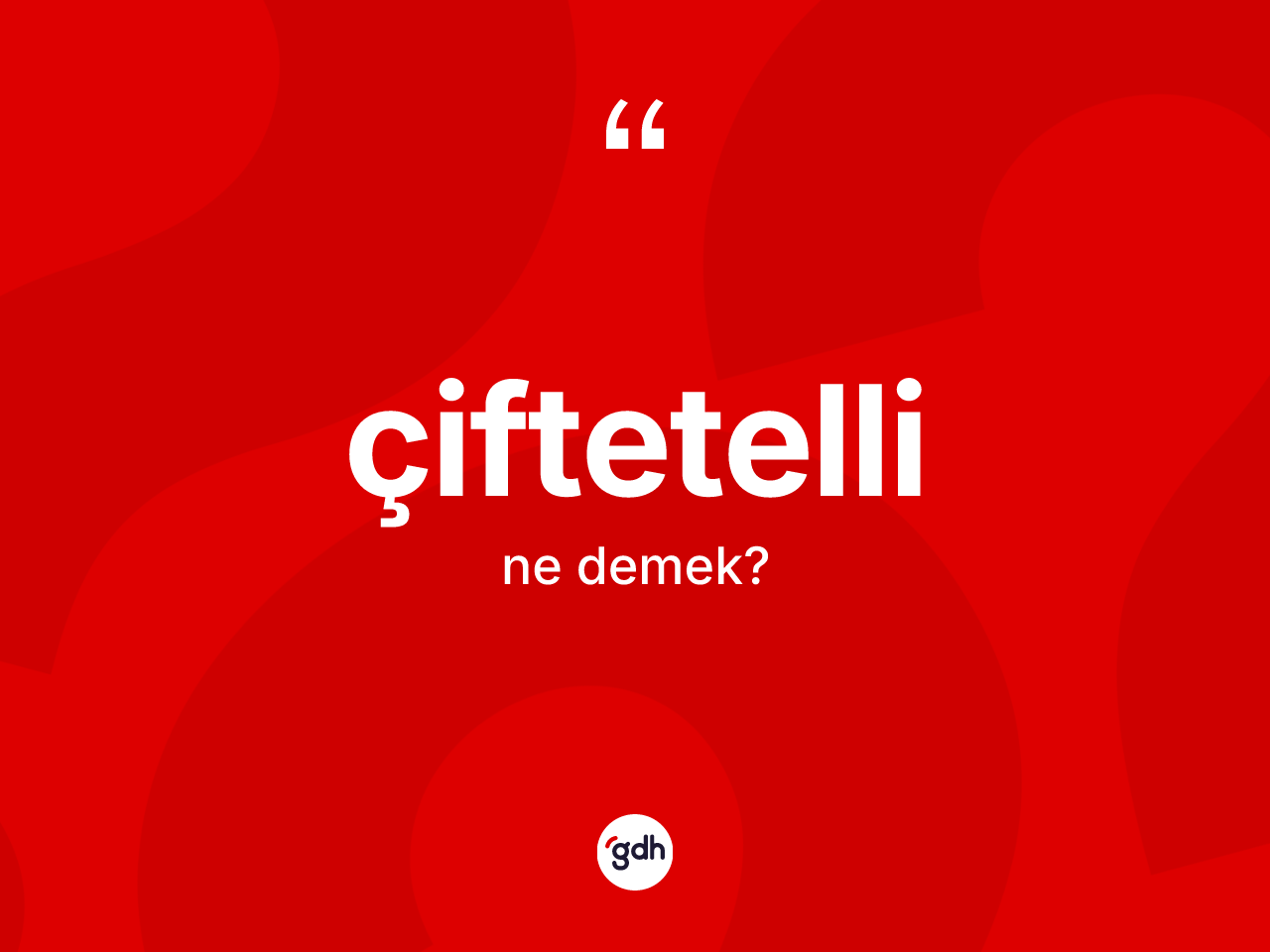 Çiftetelli nedir? Çiftetellinin kısaca tanımı nedir?