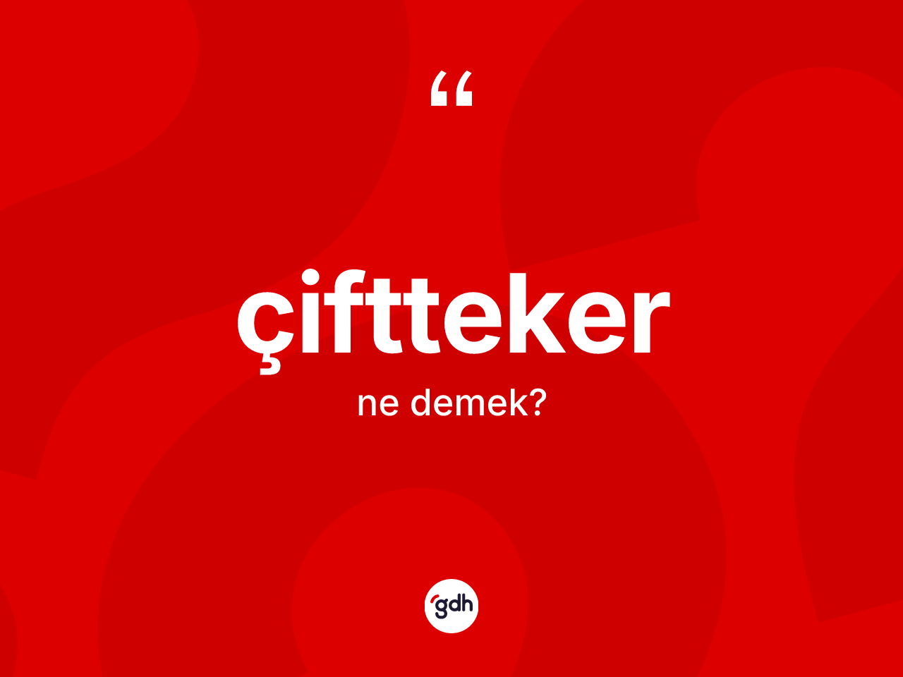 Çiftteker kelimesinin tanımı nedir? Çifttekerin sözlükteki anlamı nedir?