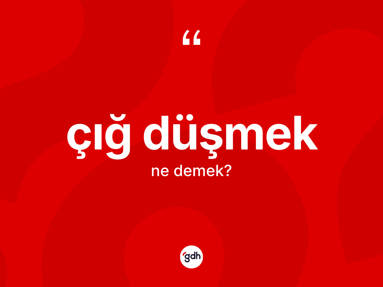 Çığ düşmek ifadesi neyi anlatır? Çığ düşmek ifadesinin özellikleri nelerdir?