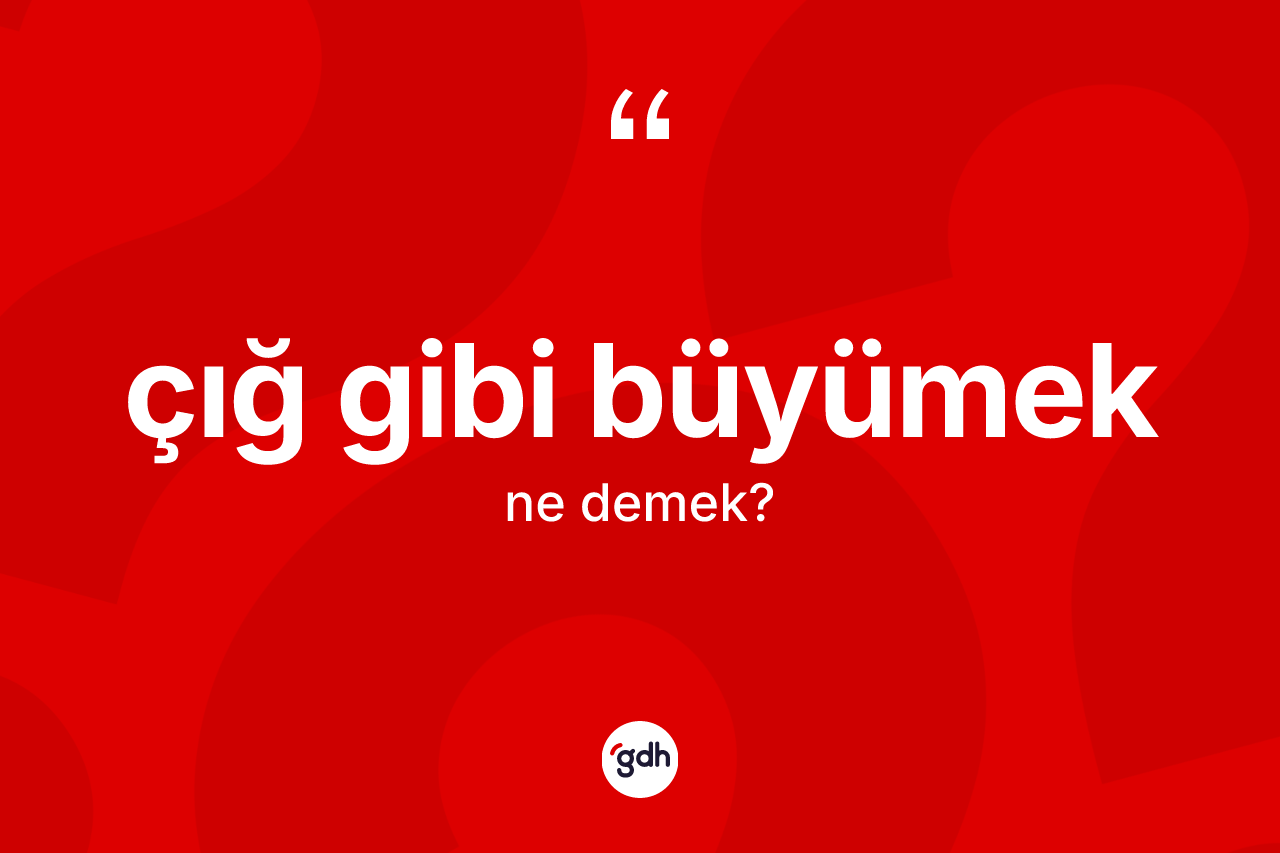 Çığ gibi büyümek ifadesinin tanımı nedir? Çığ gibi büyümek sözü hangi durumlarda kullanılır?