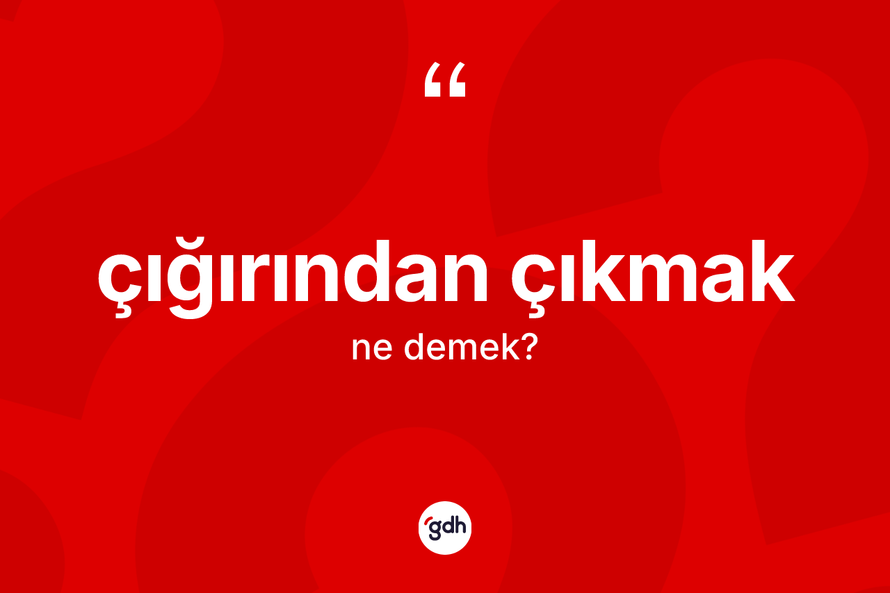 Çığırından çıkmak ifadesinin anlamı nedir? Çığırından çıkmak ifadesi hangi durumlarda kullanılır