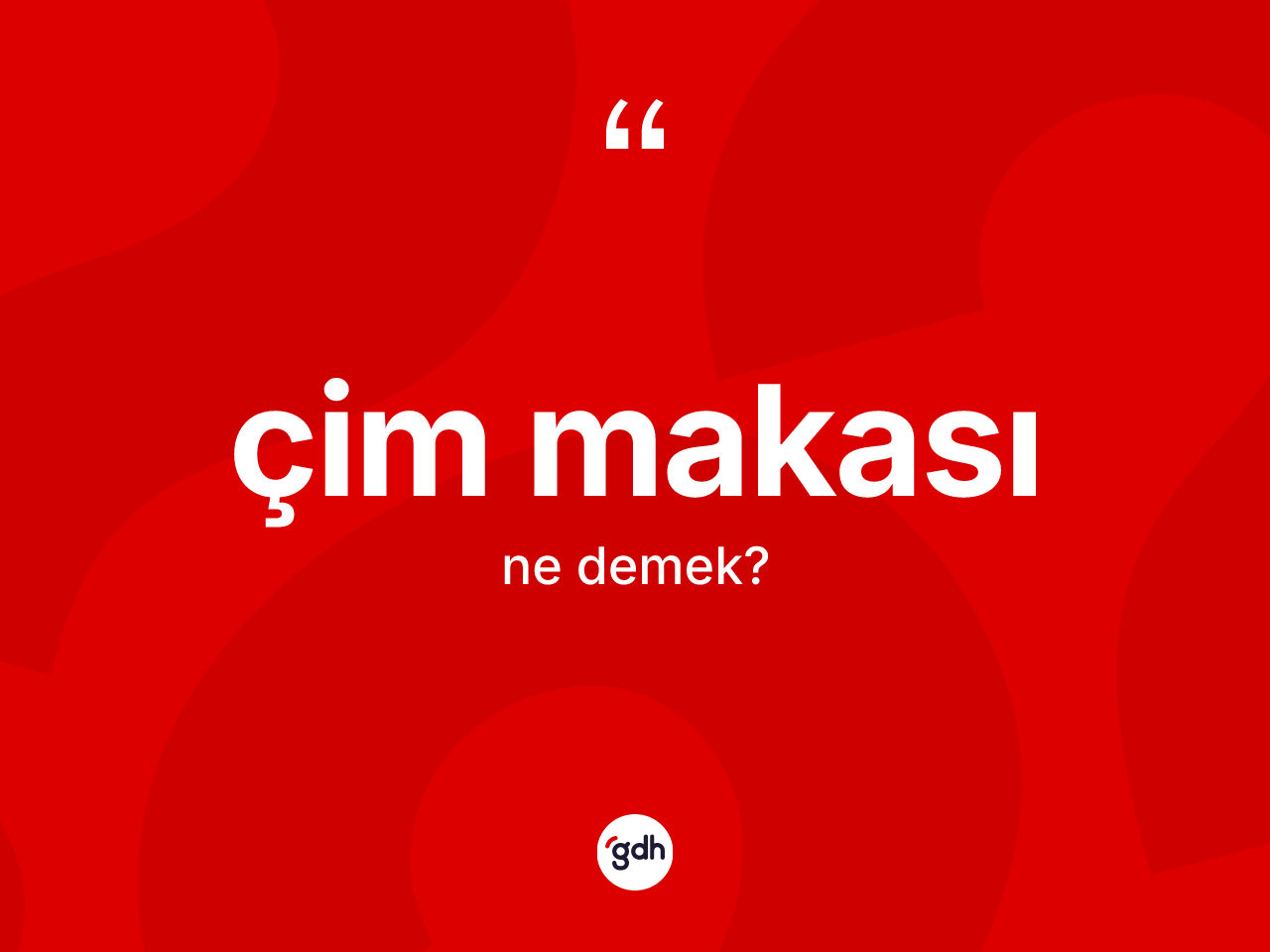 Çim makası kelimesi ne anlama gelir? Çim makası kelimesinin TDK anlamı nedir?