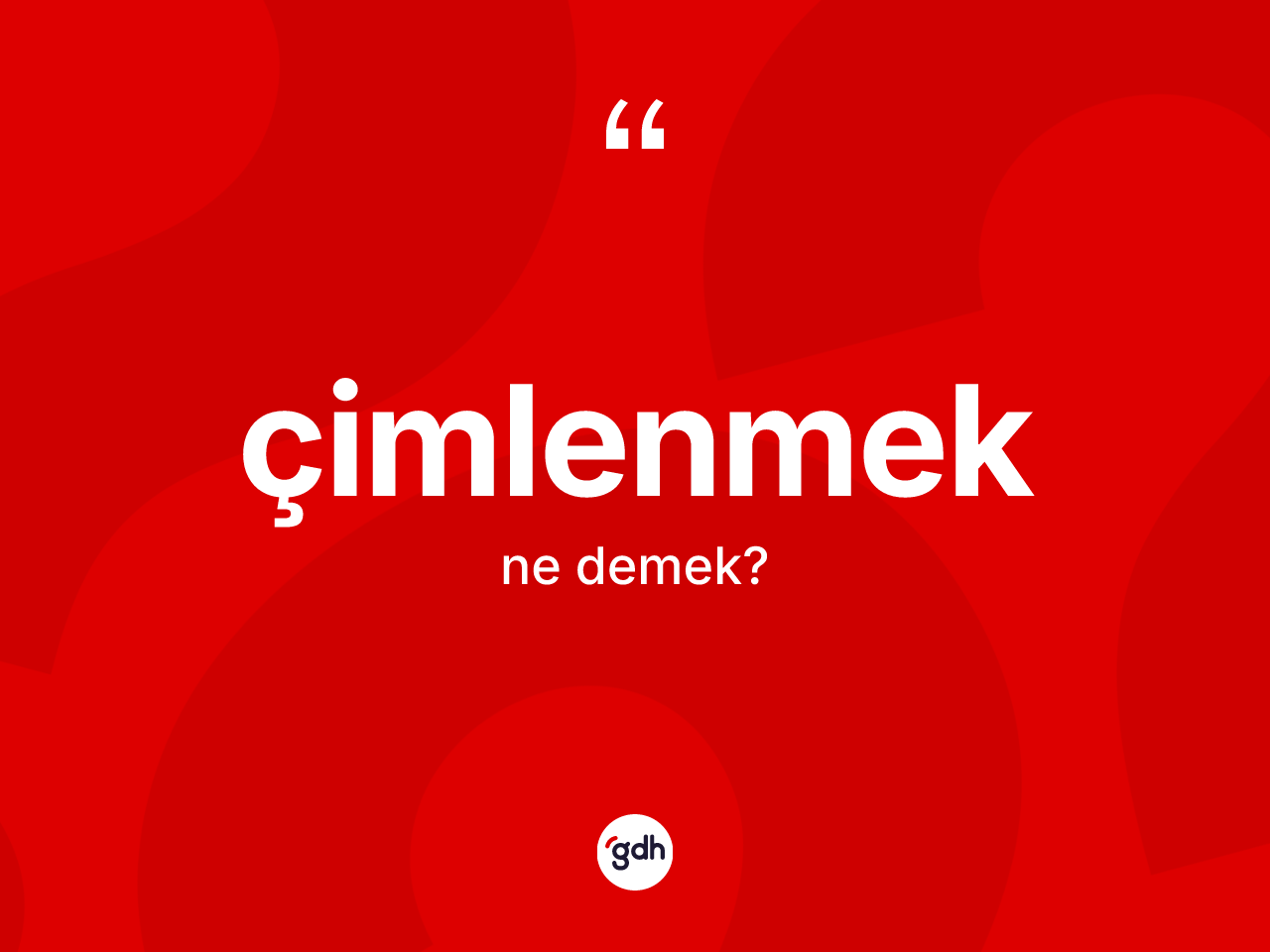 Çimlenmek kelimesi ne anlama gelir? Çimlenmek kelimesinin kaç farklı anlamı var?