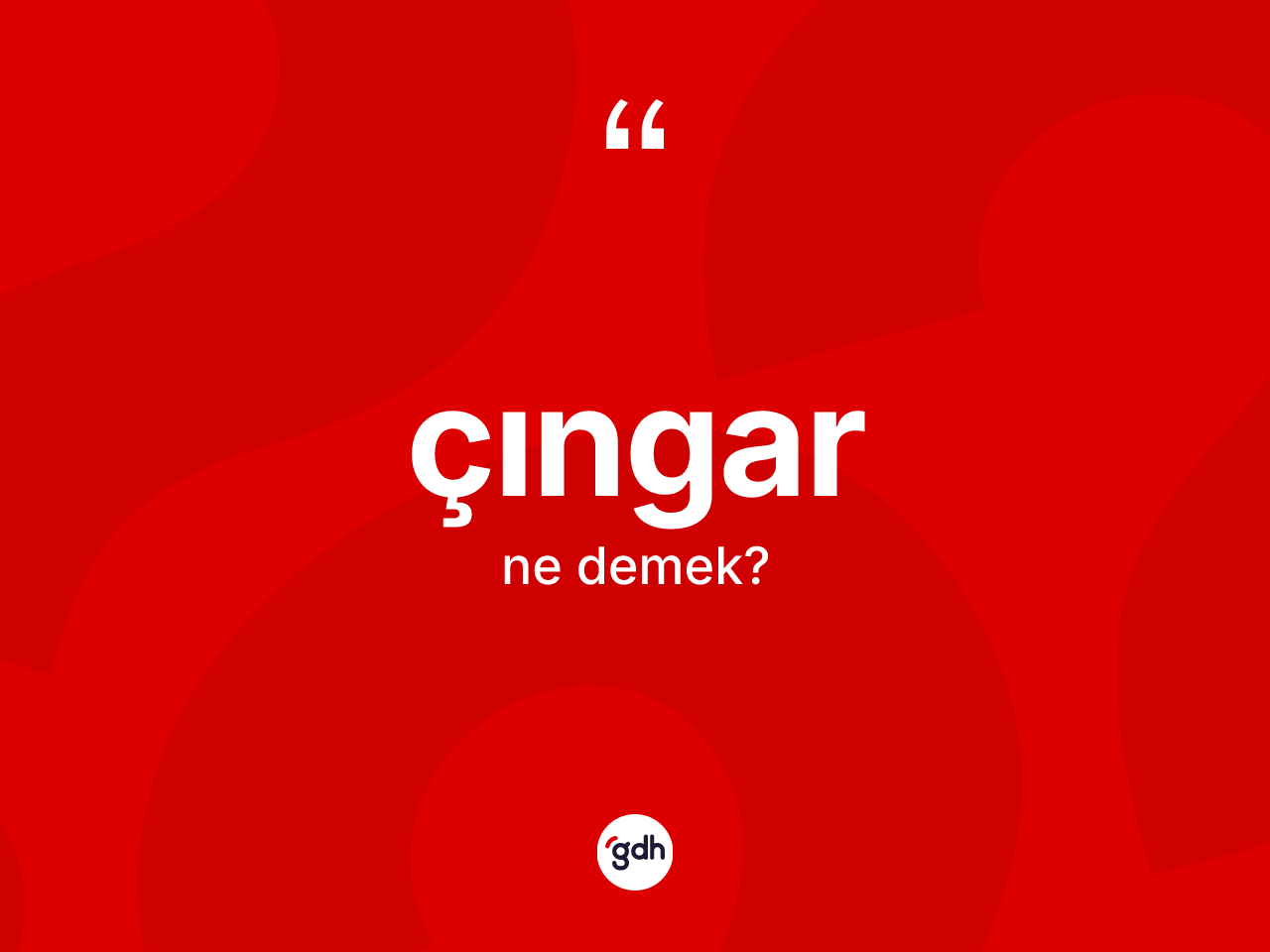 Çıngar nedir? Çıngar kelimesinin özellikleri nelerdir?