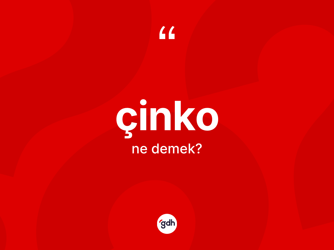 Çinko kelimesi ne anlama gelir? Çinkonun sözlükteki anlamı nedir?