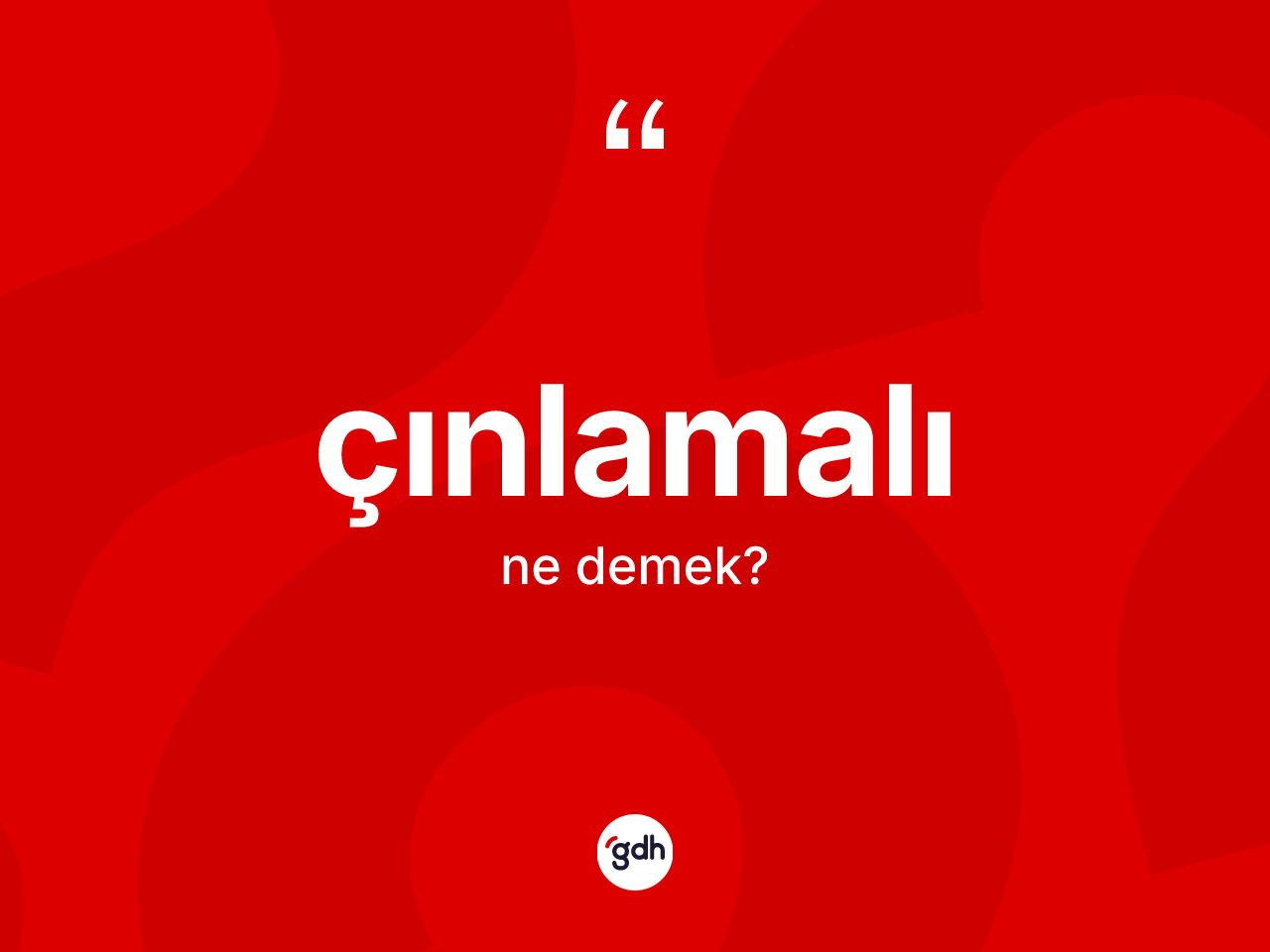 Çınlamalı ne anlama gelir? Çınlamalı kelimesinin özellikleri nelerdir?
