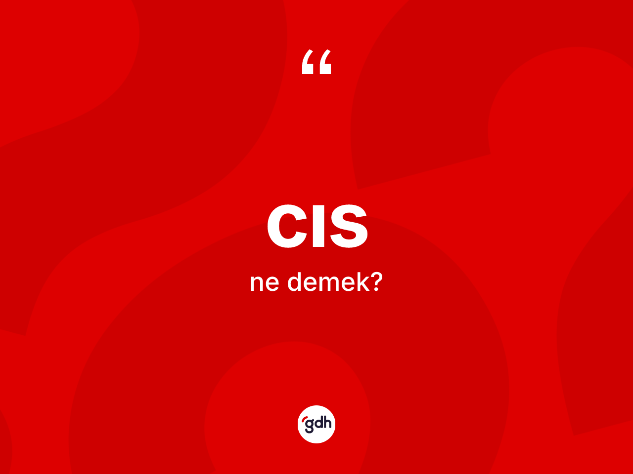 Cıs kelimesi ne demek? Cıs kelimesinin özellikleri nelerdir?