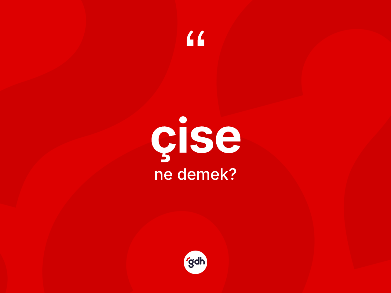 Çise kelimesi nedir? Çisenin TDK'ya göre anlamı nedir?