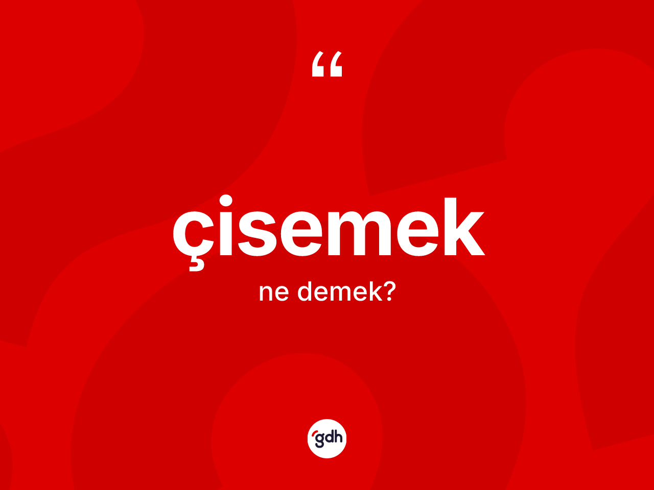 Çisemek kelimesinin sözlükteki tanımı nedir? Çisemeğin TDK'ya göre anlamı nedir?