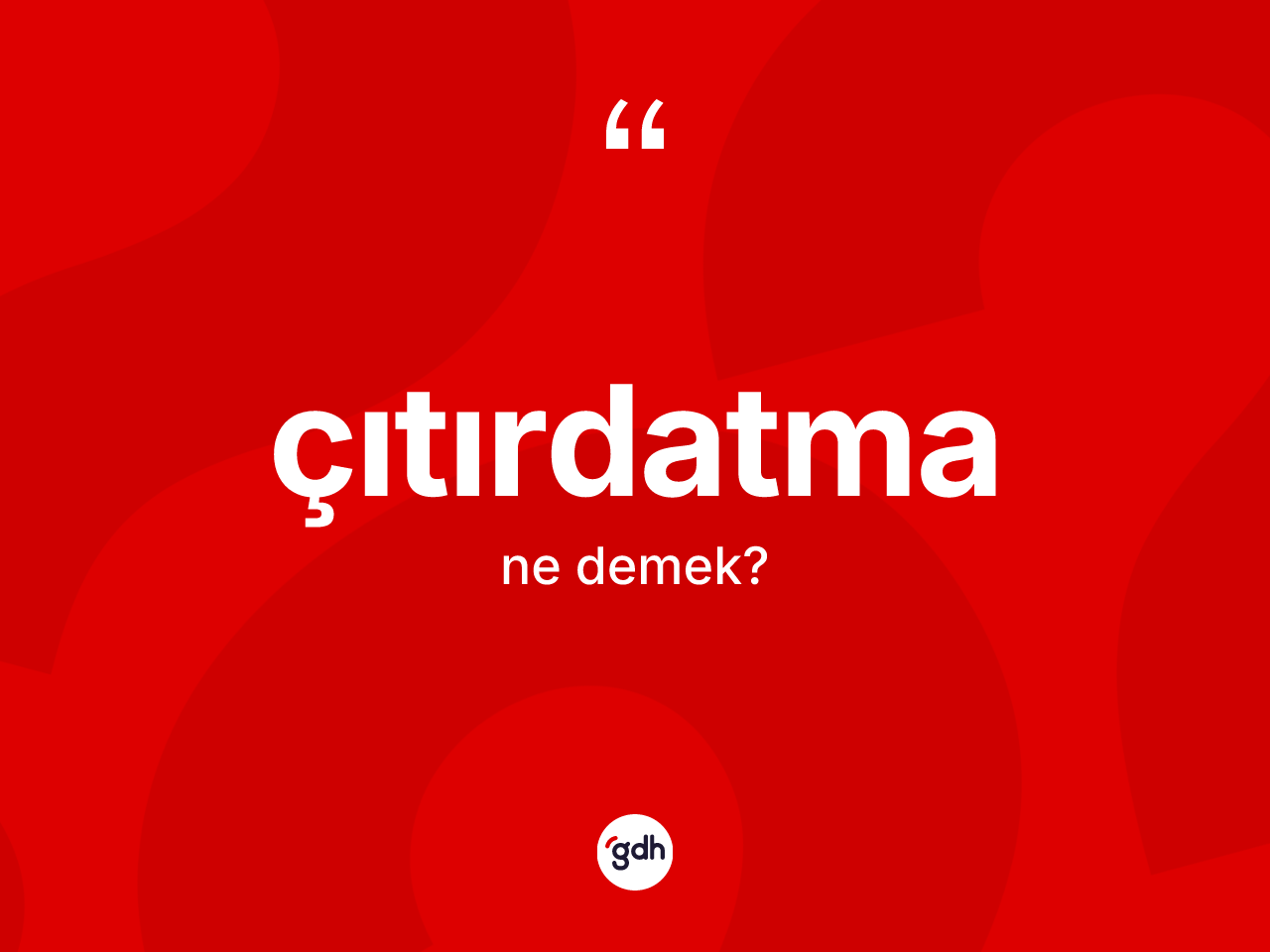 Çıtırdatma kelimesinin anlamı nedir? Çıtırdatma kelimesinin TDK anlamı nedir?
