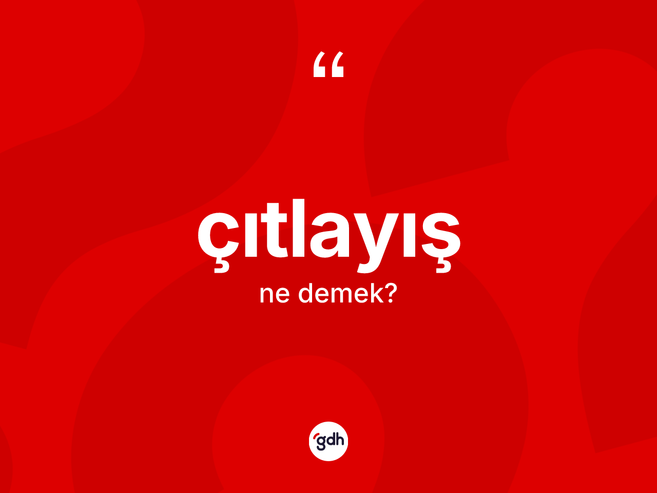 Çıtlayış kelimesinin anlamı nedir? Çıtlayış kelimesinin TDK'ya göre açıklaması nedir?