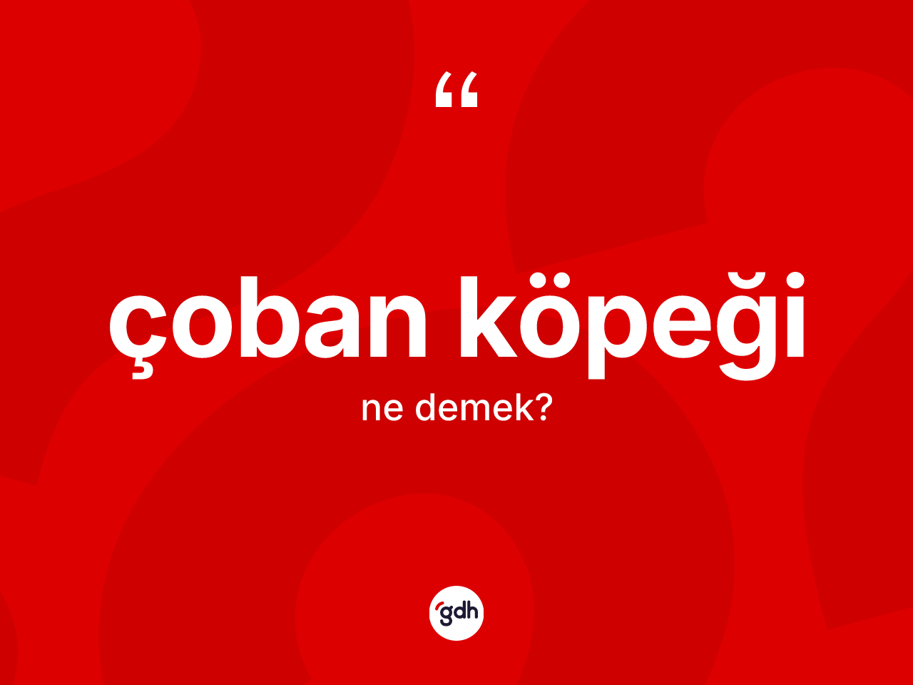 Çoban köpeği kelimesinin sözlükteki tanımı nedir? Çoban köpeğinin halk arasındaki kullanımı nasıldır?