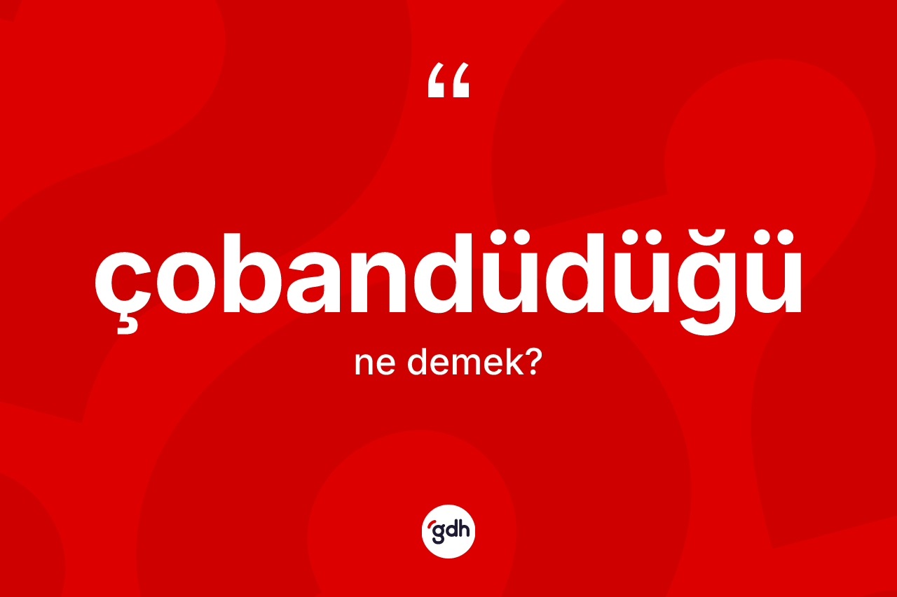 Çobandüdüğü kelimesinin anlamı nedir? Çobandüdüğünün kısaca tanımı nedir?