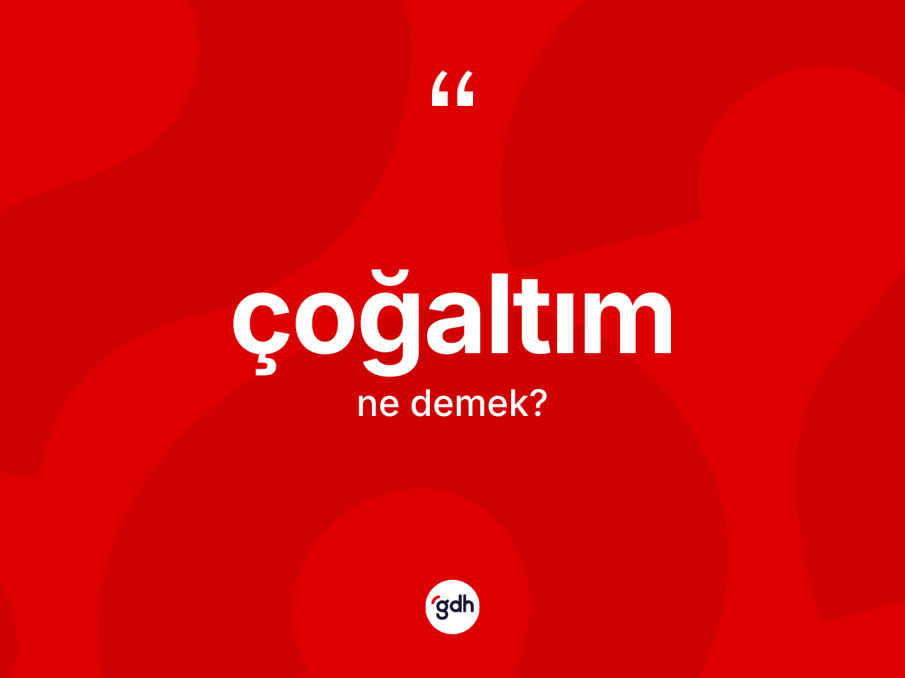 Çoğaltım kelimesinin anlamı nedir? Çoğaltımın TDK'ya göre anlamı nedir?