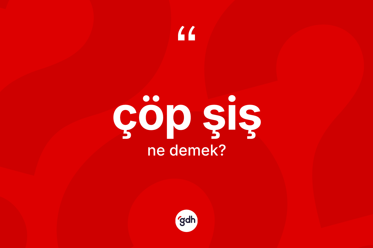 Çöp şiş nedir? Çöp şiş kelimesinin kaç farklı anlamı var?
