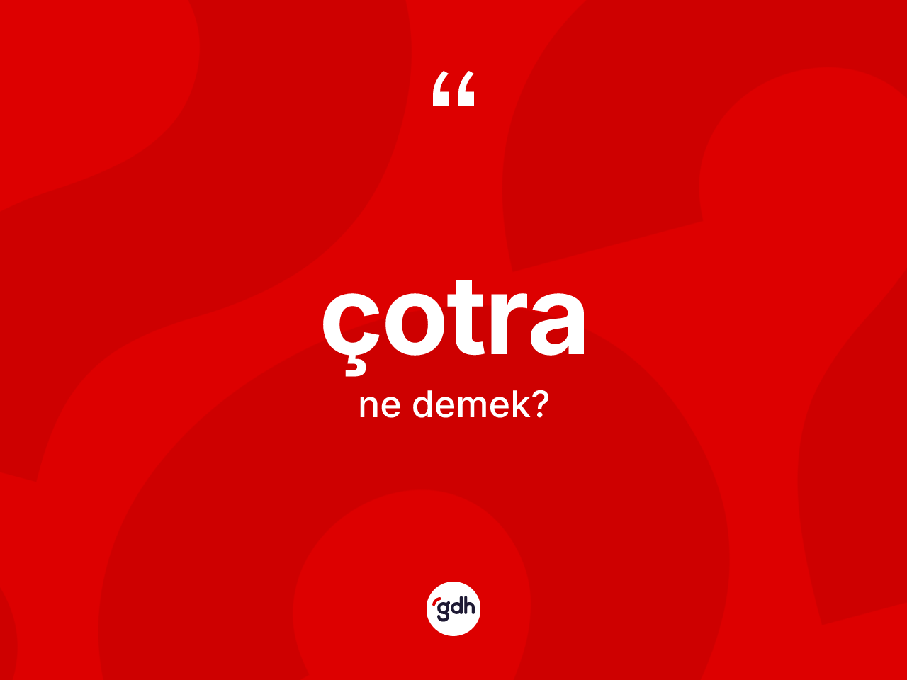 Çotra kelimesinin anlamı nedir? Çotra kelimesinin TDK'ya göre açıklaması nedir?
