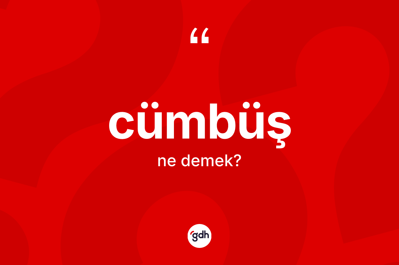 Cümbüş kelimesinin sözlükteki tanımı nedir?