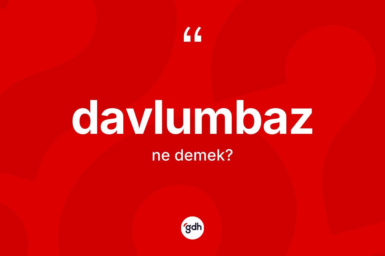 Davlumbaz kelimesinin sözlükteki tanımı nedir?