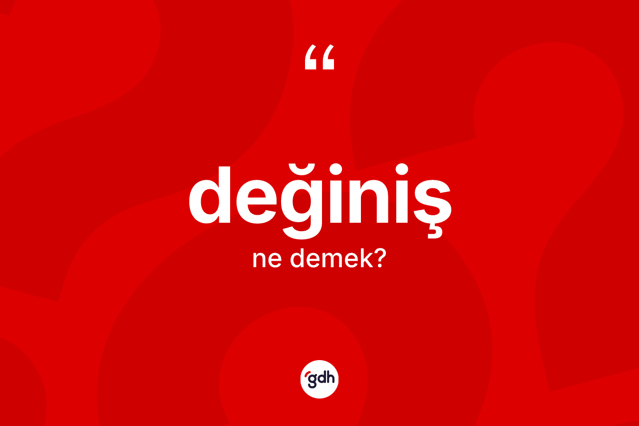 Değiniş kelimesinin anlamı nedir? Değinişin TDK'ya göre anlamı nedir?