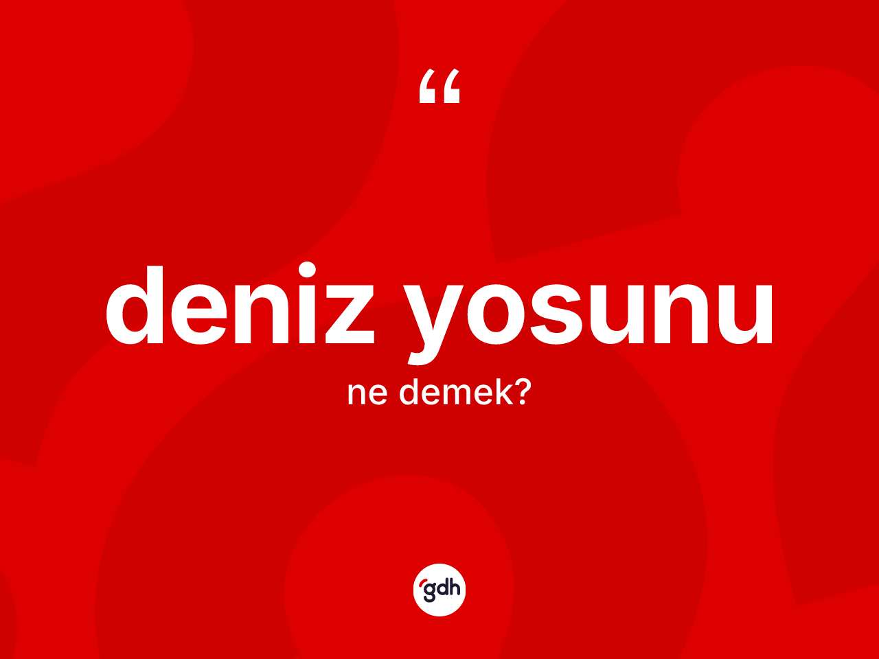 Deniz yosunu kelimesi ne demek? Deniz yosunu kelimesinin özellikleri nelerdir?