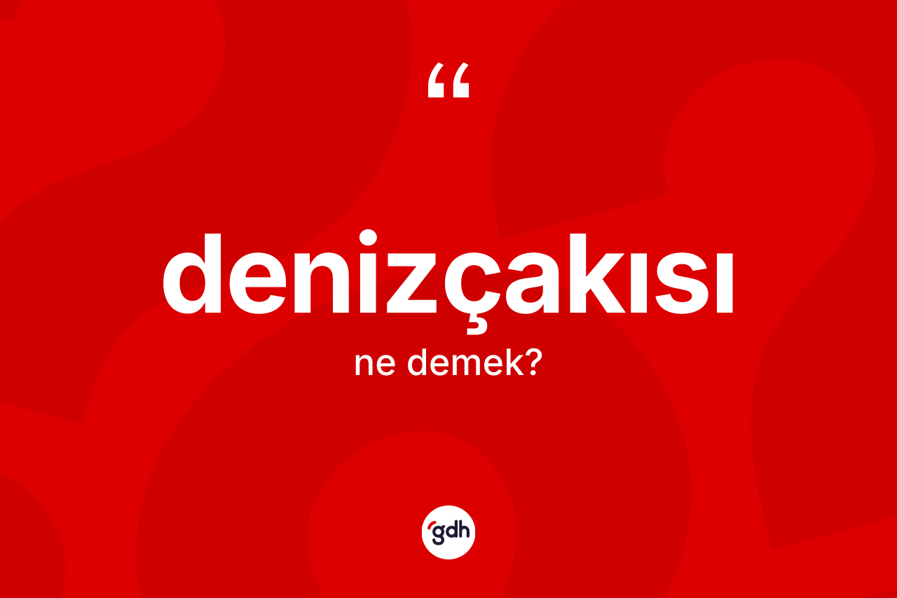 Denizçakısı kelimesi ne anlama gelir? Denizçakısının halk arasındaki kullanımı nasıldır?