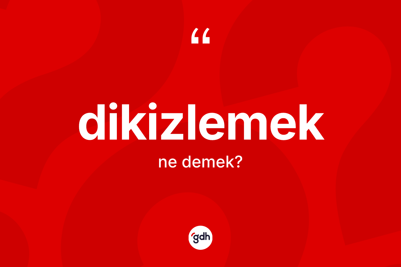 Dikizlemek kelimesi nedir? Dikizlemeğin TDK'ya göre anlamı nedir?