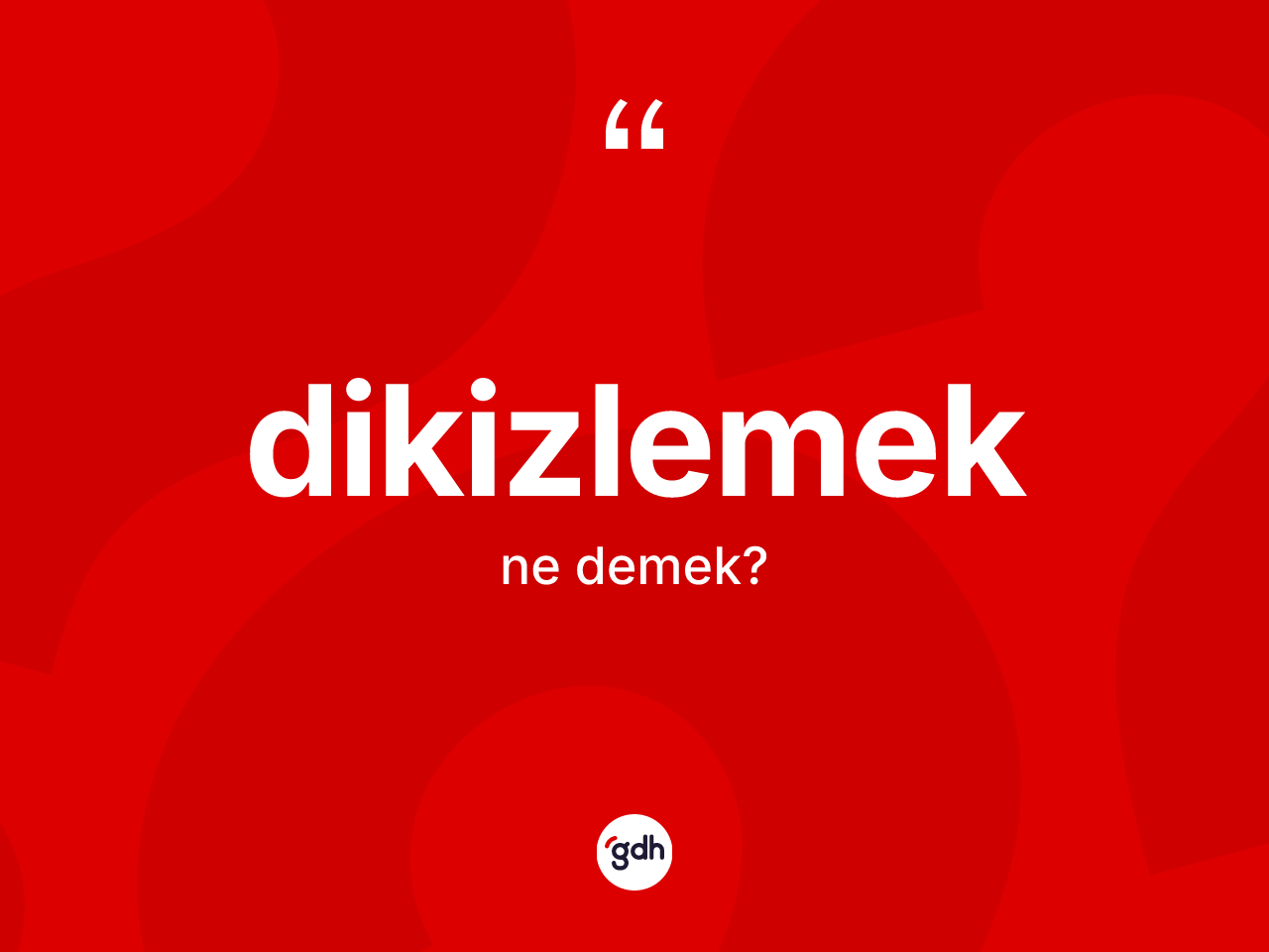 Dikizlemek kelimesi nedir? Dikizlemeğin TDK'ya göre anlamı nedir?
